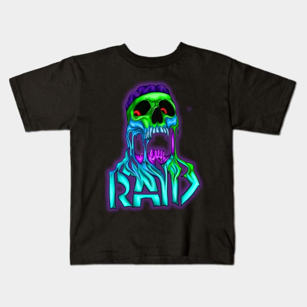 Hive Mind Raid Kids T-Shirt by Infinite Lojik Apparel